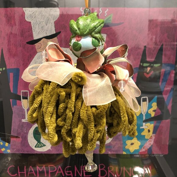 SILVESTRI~FROG TASSEL ORNAMENT BY KELLY PAULK - Picture 5 of 16